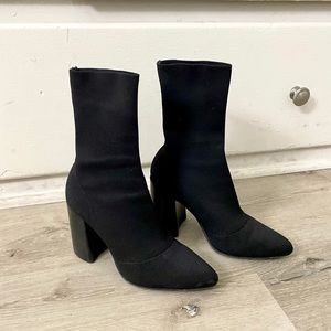 Classic Black Sock Booties